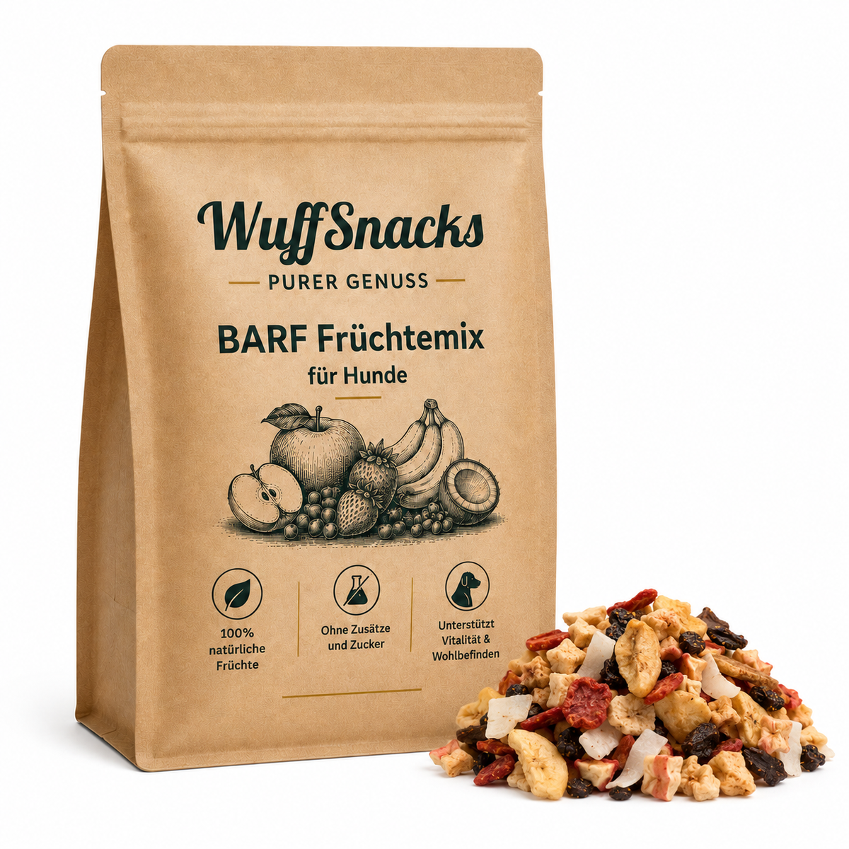 Früchtemix für Hunde