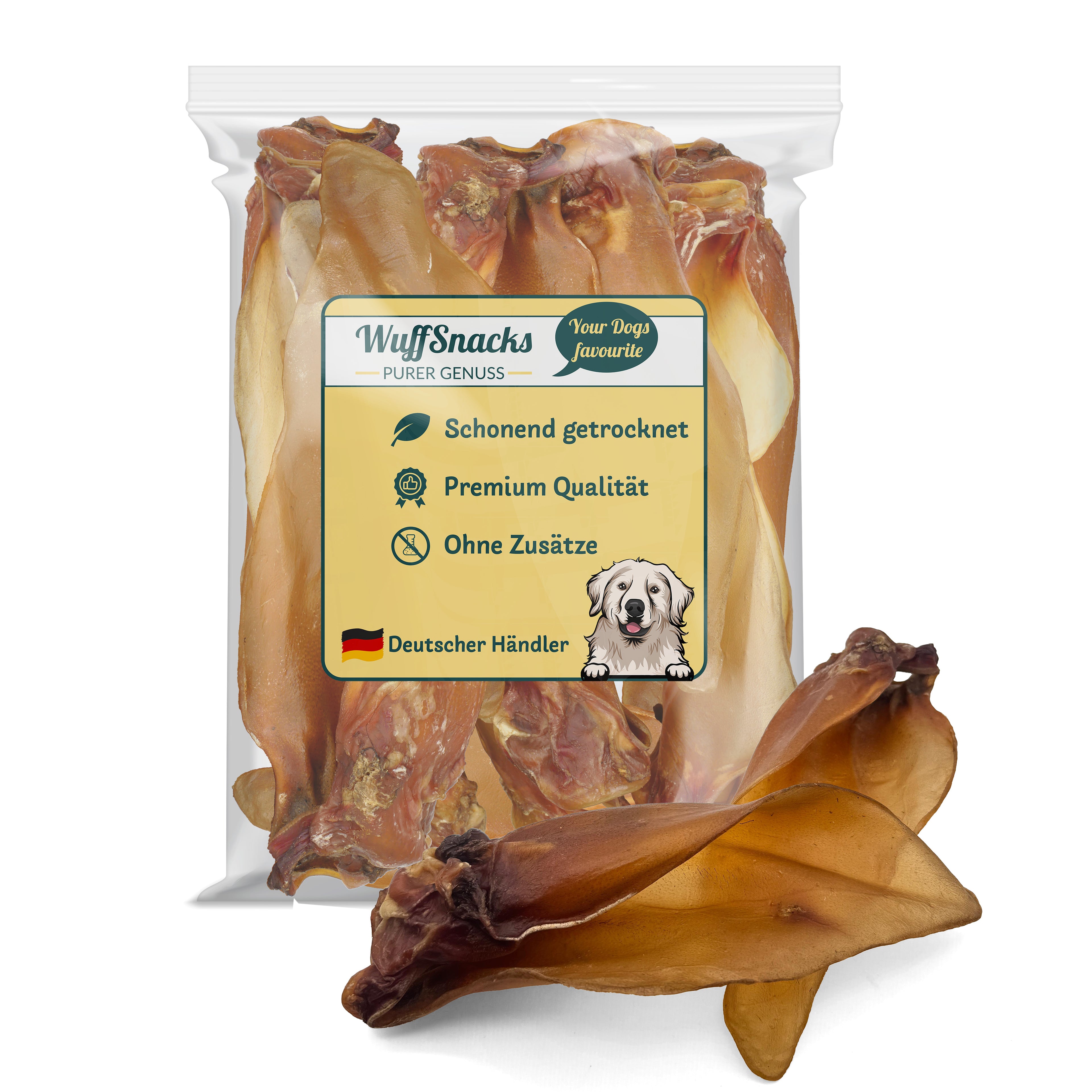 Rinderohren Hund Kausnack fettarm
